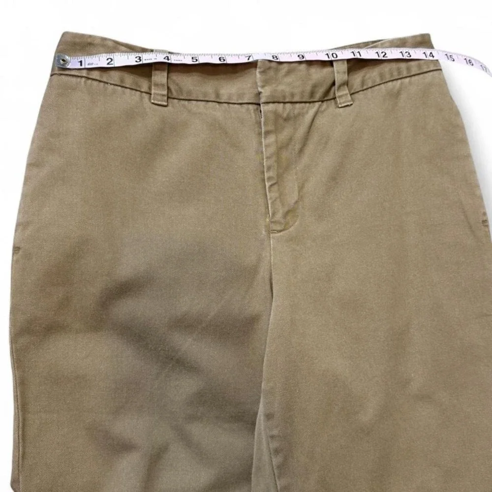 Vintage Y2K Gap Khakis Wide Leg Cropped Chino Pants, Women's Size 4 - Picture 10 of 12